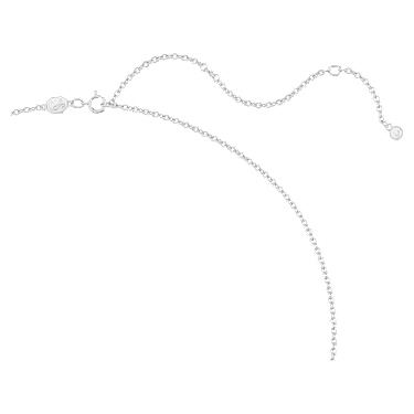 Hyperbola 链坠, 蝴蝶结, 大号, 白色, 镀铑 - Swarovski, 5647561