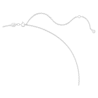 Hyperbola pendant, Bow, Large, White, Rhodium plated - Swarovski, 5647561