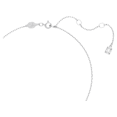 Set Stilla, Taglio Round, Bianco, Placcato rodio - Swarovski, 5647663