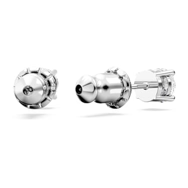 Matrix Tennis 套裝, 圓形切割, 白色, 鍍白金色 - Swarovski, 5647730