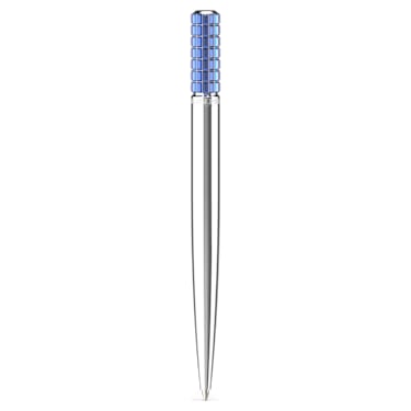 Στυλό, Μπλε, Επιμετάλλωση χρωμίου - Swarovski, 5647831