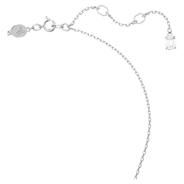 Matrix 펜던트, 믹스 컷, 하트, 화이트, 로듐 플래팅 - Swarovski, 5647924