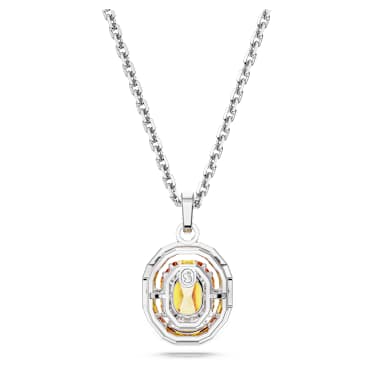 Chroma 链坠, 八角形切割, 流光溢彩, 镀铑 - Swarovski, 5648447