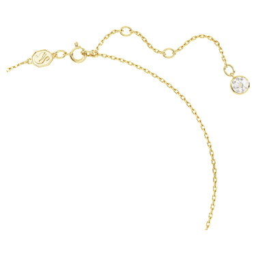 Chroma 펜던트, 하트, 레드, 골드 톤 플래팅 - Swarovski, 5648750