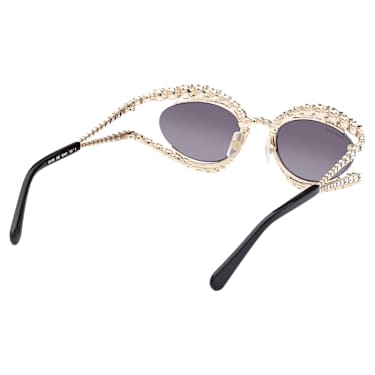 Sonnenbrille, Statement, SK0385 32B, Grau - Swarovski, 5649012