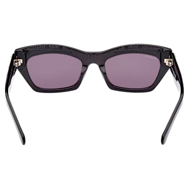 Sonnenbrille, Cat-eye-Form, SK0380 01A, Schwarz - Swarovski, 5649032