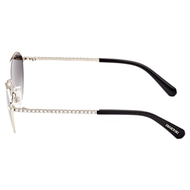 Sunglasses, Gradient tint, SK0386 32B, Black - Swarovski, 5649033