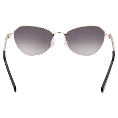 Sunglasses, Gradient tint, SK0386 32B, Black - Swarovski, 5649033