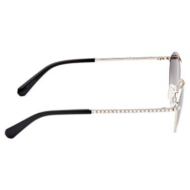 Sonnenbrille, Verlaufstönung, SK0386 32B, Schwarz - Swarovski, 5649033