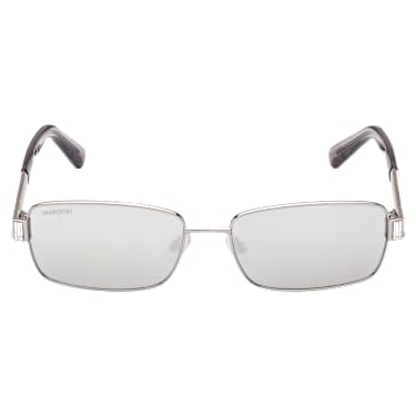Sonnenbrille, Spiegel, SK0389 14C, Silberfarben - Swarovski, 5649036