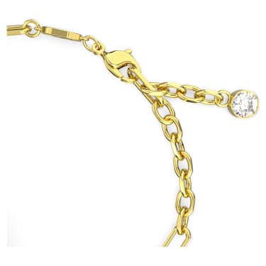 Zodiac 手鏈,  水瓶座, 金色, 鍍金色色調 - Swarovski, 5649063