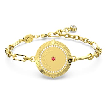 Zapestnica Zodiac, Kozorog, Zlat odtenek, PVD zlatega odtenka - Swarovski, 5649066