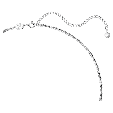 Colgante Swan, Cisne, Largo, Rosa, Baño de rodio - Swarovski, 5649195