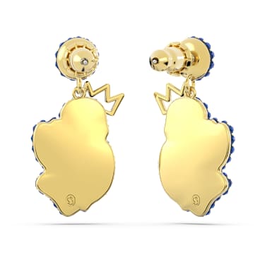 Gold swan earrings store