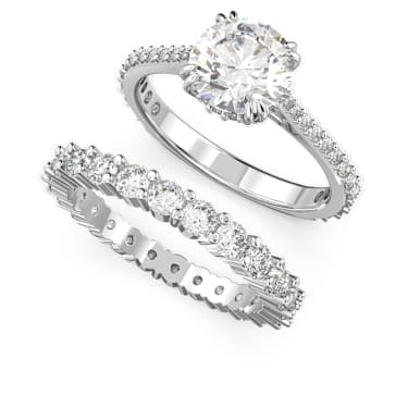 Swarovski one outlet ring set