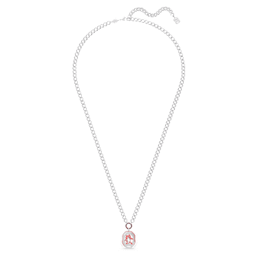 Alea 네크리스, 레드, 로듐 플래팅 - Swarovski, 5649789