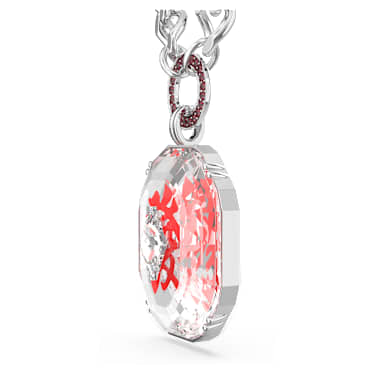 Alea 네크리스, 레드, 로듐 플래팅 - Swarovski, 5649789