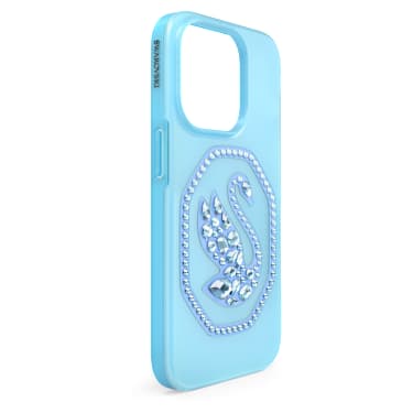 Akıllı Telefon Kılıfı, Kuğu, iPhone® 14 Pro, Mavi - Swarovski, 5649832