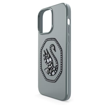 Étui pour smartphone, Cygne, iPhone® 14 Pro Max, Noir - Swarovski, 5649838