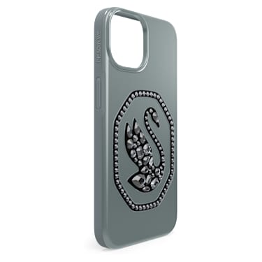 Ovitek za mobilni telefon, Labod, iPhone® 14, Črna - Swarovski, 5649840