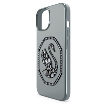 Ovitek za mobilni telefon, Labod, iPhone® 14, Črna - Swarovski, 5649840