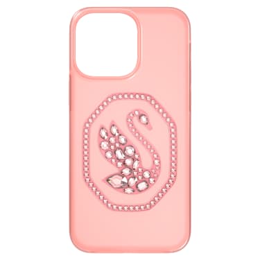 手機殼, 天鵝, iPhone® 14 Pro Max, 淺粉色 - Swarovski, 5649848
