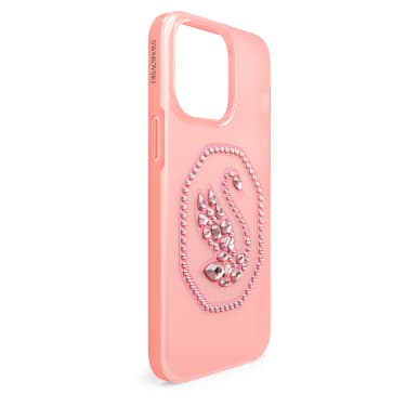 手機殼, 天鵝, iPhone® 14 Pro Max, 淺粉色 - Swarovski, 5649848