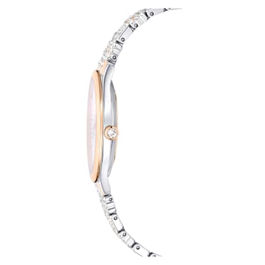 Attract 腕表, 瑞士制造，密镶, 仿水晶手链, 玫瑰金色调, 混合金属润饰 - Swarovski, 5649987