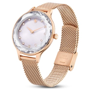 Octea Nova Uhr Schweizer Produktion Metallarmband Rosefarben Rosegoldfarbenes Finish