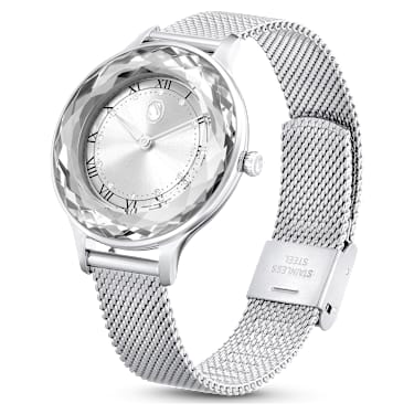 Nova 腕表, 瑞士制造, 金属手链, 银色, 不锈钢 - Swarovski, 5650039