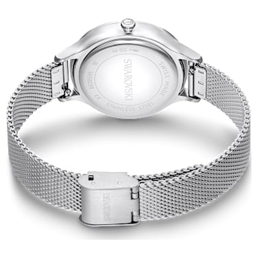 Nova 腕表, 瑞士制造, 金属手链, 银色, 不锈钢 - Swarovski, 5650039