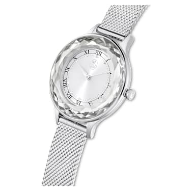 Montre Octea Nova, Fabriqué en Suisse, Bracelet en métal, Ton argenté, Acier inoxydable - Swarovski, 5650039