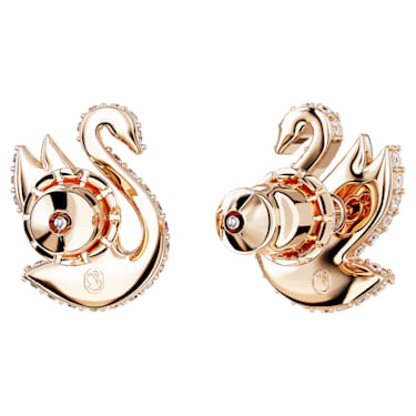 Beautiful silver plated iconic Swarovski style zirconium swan stud earrings  Wome | Franklin Retirement Solutions