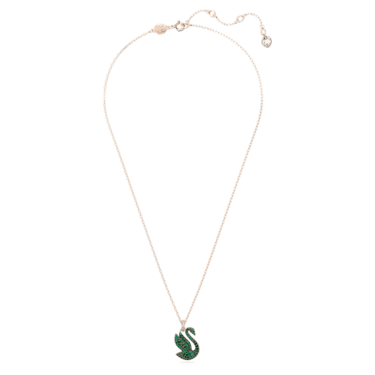 Shop Swarovski Swarovski Iconic Rhodium-Plated & Crystal Swan Pendant  Necklace | Saks Fifth Avenue