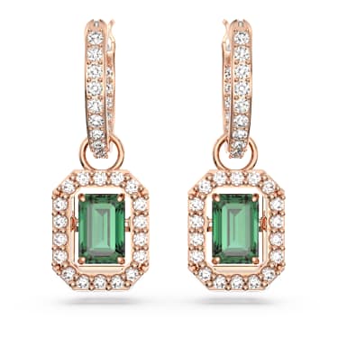 Swarovski emerald cut earrings new arrivals