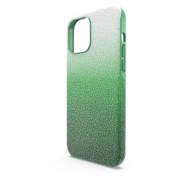 High smartphone case, iPhone® 13 Pro Max, Green | Swarovski