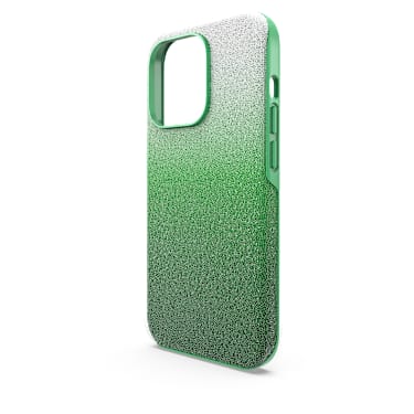 High Smartphone 套, 渐变色彩, iPhone® 14 Pro, 绿色 - Swarovski, 5650677