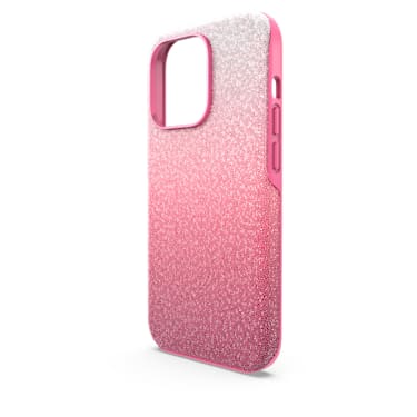 High smartphone case, Color gradient, iPhone® 14 Pro, Pink - Swarovski, 5650833