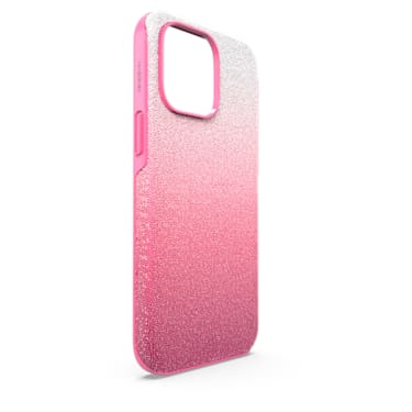 High smartphone case, Colour gradient, iPhone® 14 Pro Max, Pink - Swarovski, 5650834