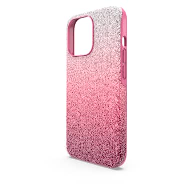 High smartphone case, iPhone® 13 Pro, Pink - Swarovski, 5650835
