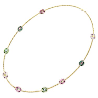 Chroma 项链, 八角形切割, 流光溢彩, 镀金色调 - Swarovski, 5651290