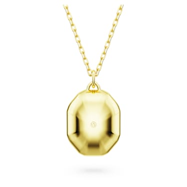 Chroma pendant, Mixed cuts, Small, Multicolored, Gold-tone plated - Swarovski, 5651292