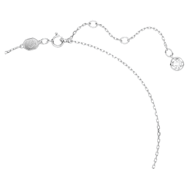 Birthstone จี้สร้อยคอ, เจียระไนทรงสี่เหลี่ยมจัตุรัส, สิงหาคม, เขียว, เคลือบโรเดียม - Swarovski, 5651706
