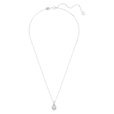 Birthstone Anhänger, Kissenschliff, Juni, Rosa, Rhodiniert - Swarovski, 5652044