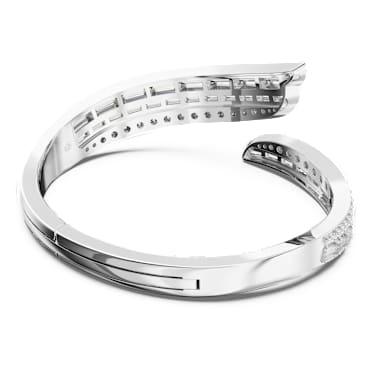 Hyperbola 手镯, 混合切割, 白色, 镀铑 - Swarovski, 5652093