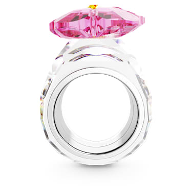 Koktajl prstan Idyllia, Roža, Roza, Prevleka iz rodija - Swarovski, 5652457