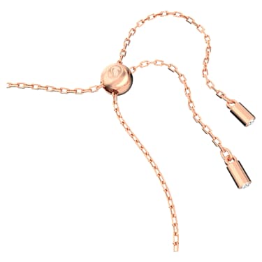 Gema 520 bracelet, Heart, Pink, Rose gold-tone plated - Swarovski, 5653012