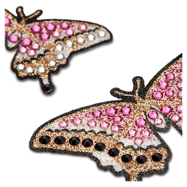 Body jewel, Set (2), Butterfly, Multicolored | Swarovski