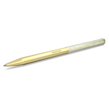 Crystalline 圆珠笔, 八边形, 金色, 镀金色调 - Swarovski, 5654060