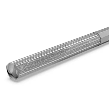 Stylo à bille Crystalline, Forme octogonale, Gris, Placage graphite - Swarovski, 5654064